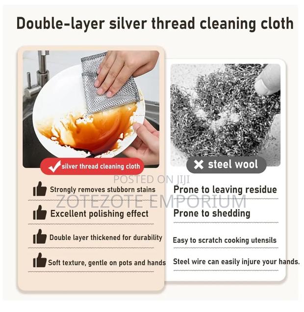 Steel Wire Cleaning Rag - thumbnail 3