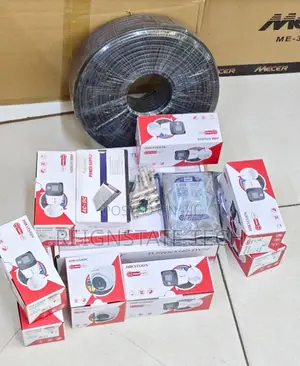 8 2mp Smart Hybrid 24/7 Colored CCTV Cameras Complete System Kit