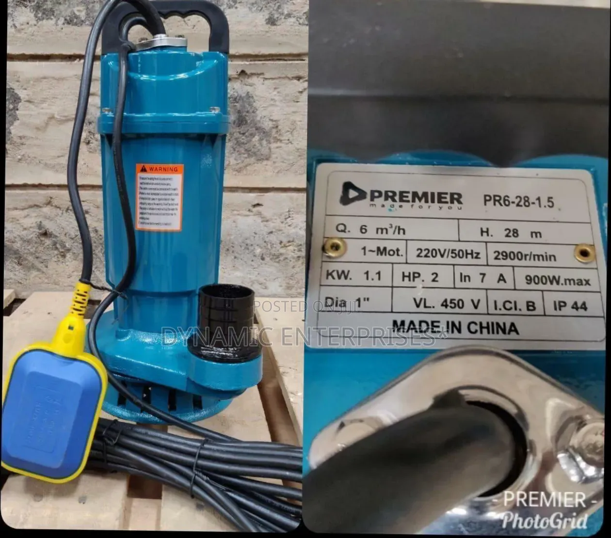 Premier 2hp Submersible Water Pump