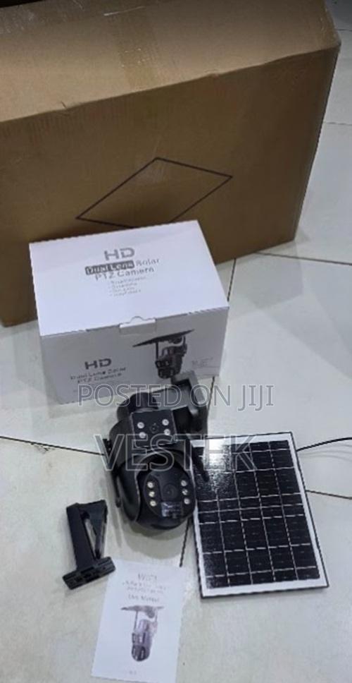4g Ubox Dual Lens Solar Camera With Audio+Full Night Vision Full Hd - main view