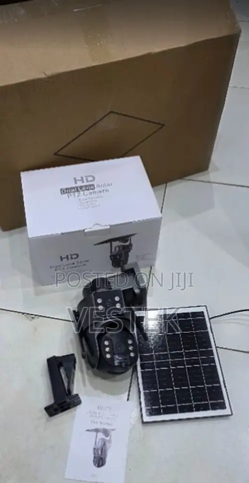 4g Ubox Dual Lens Solar Camera With Audio+Full Night Vision Full Hd