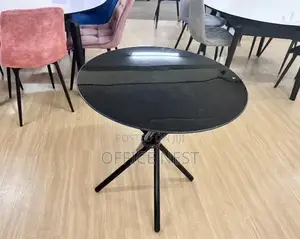 Modern Round Glass Coffee Table -stylish Base