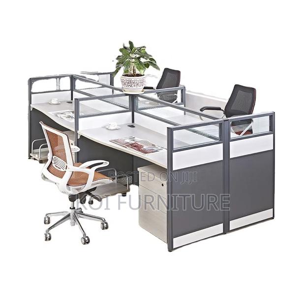 Office Workstation : Modern Style 4-Way Office Workstation - thumbnail 7