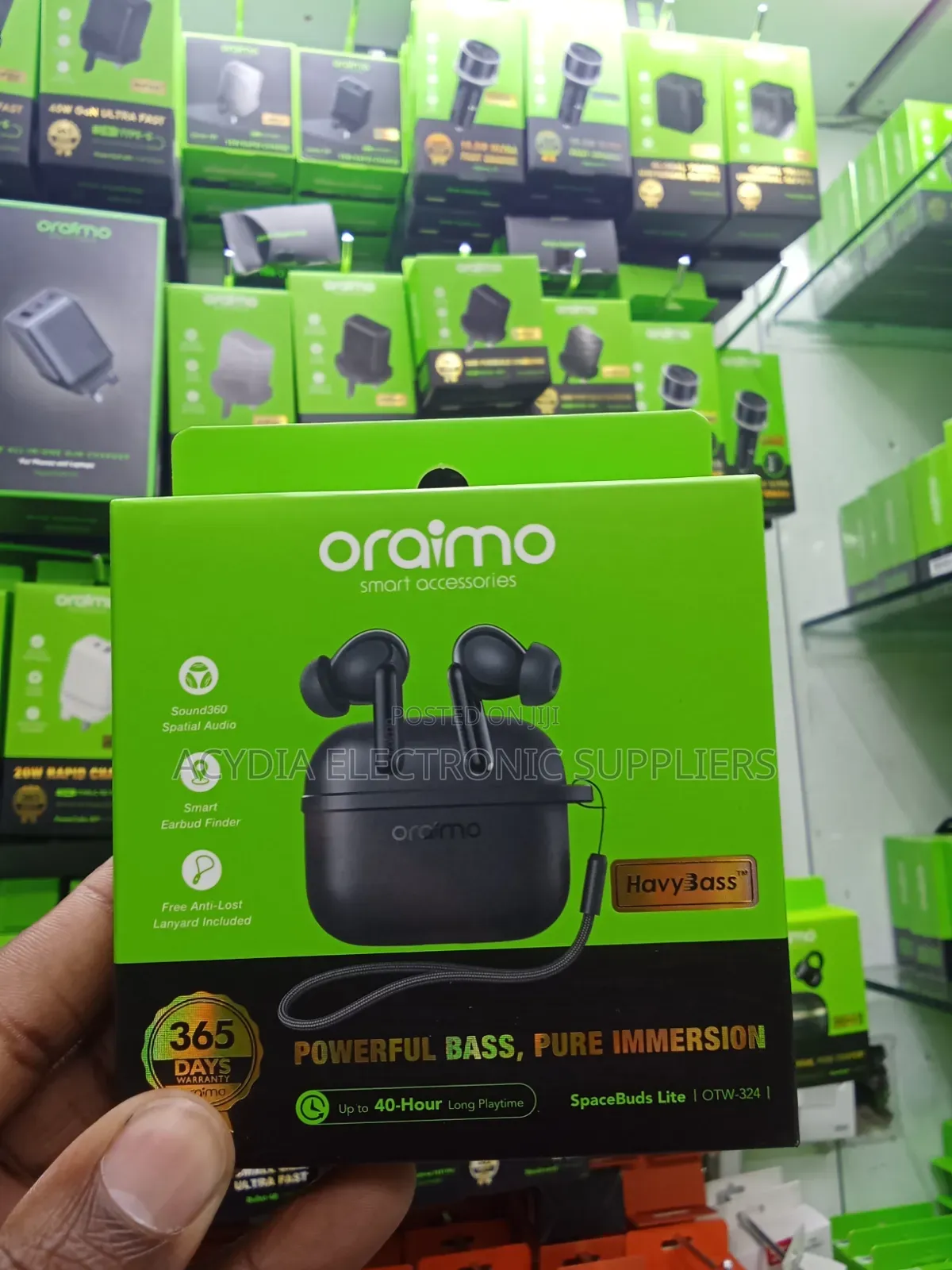 Oraimo Spacebuds Lite Sound360 Anti-Lost True Wireless Earbuds