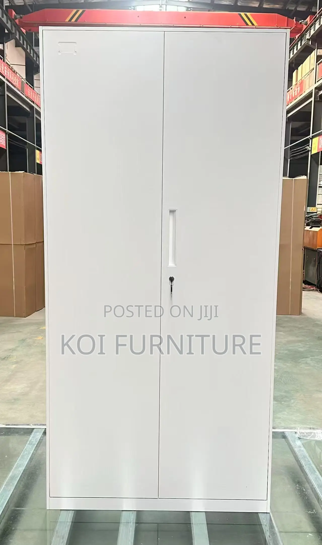 Office Cabinet : 2-Door Metallic Office Storage Cabinet
