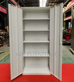 Office Cabinet : 2-Door Metallic Office Storage Cabinet