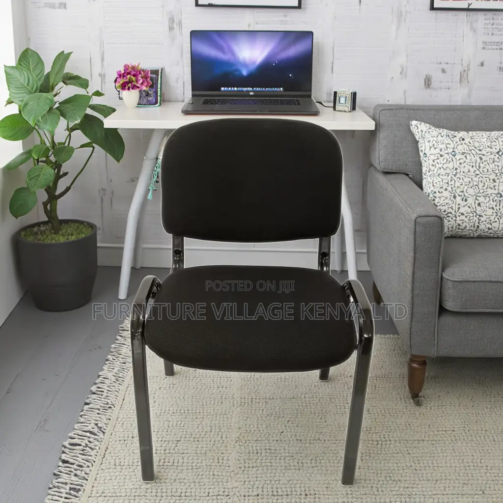 Armless Fabricated Stackable Guest Reception Seat