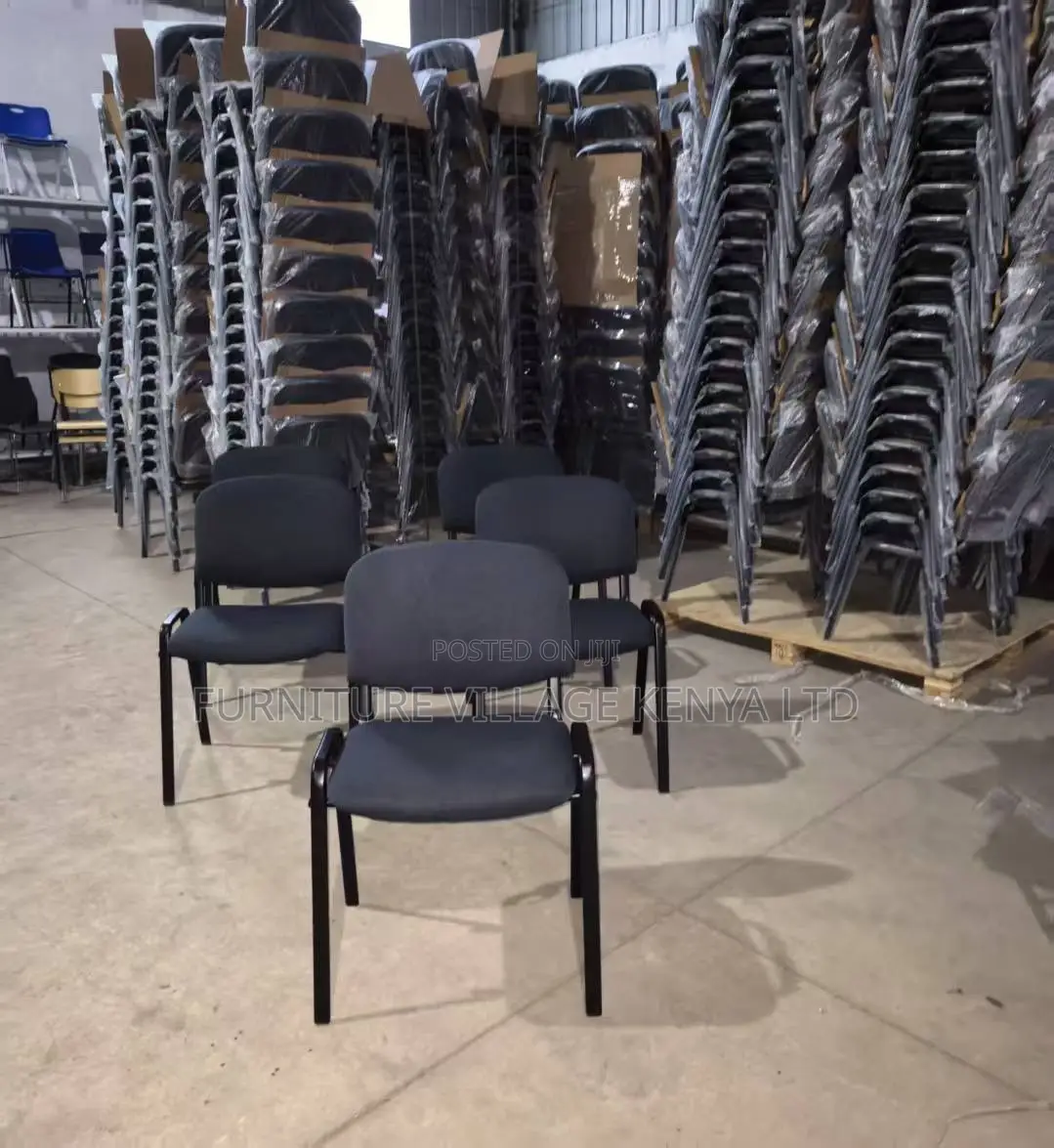 Armless Fabricated Stackable Guest Reception Seat