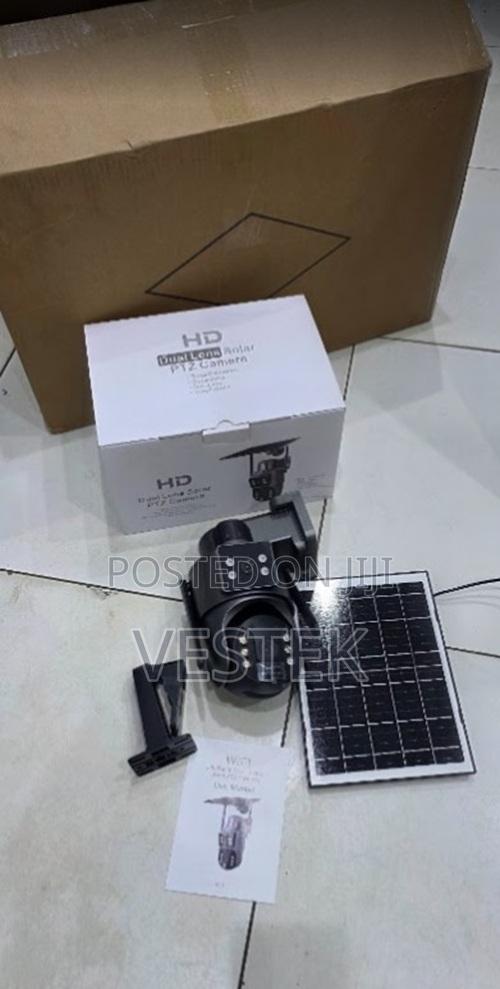 6mp Ubox Dual Lens 4g Solar Camera Full Color With Audio