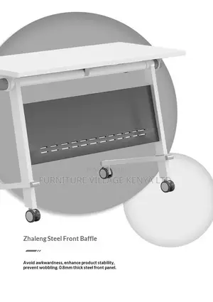 Swivel Folding Home Office Gaming Desk-120cm