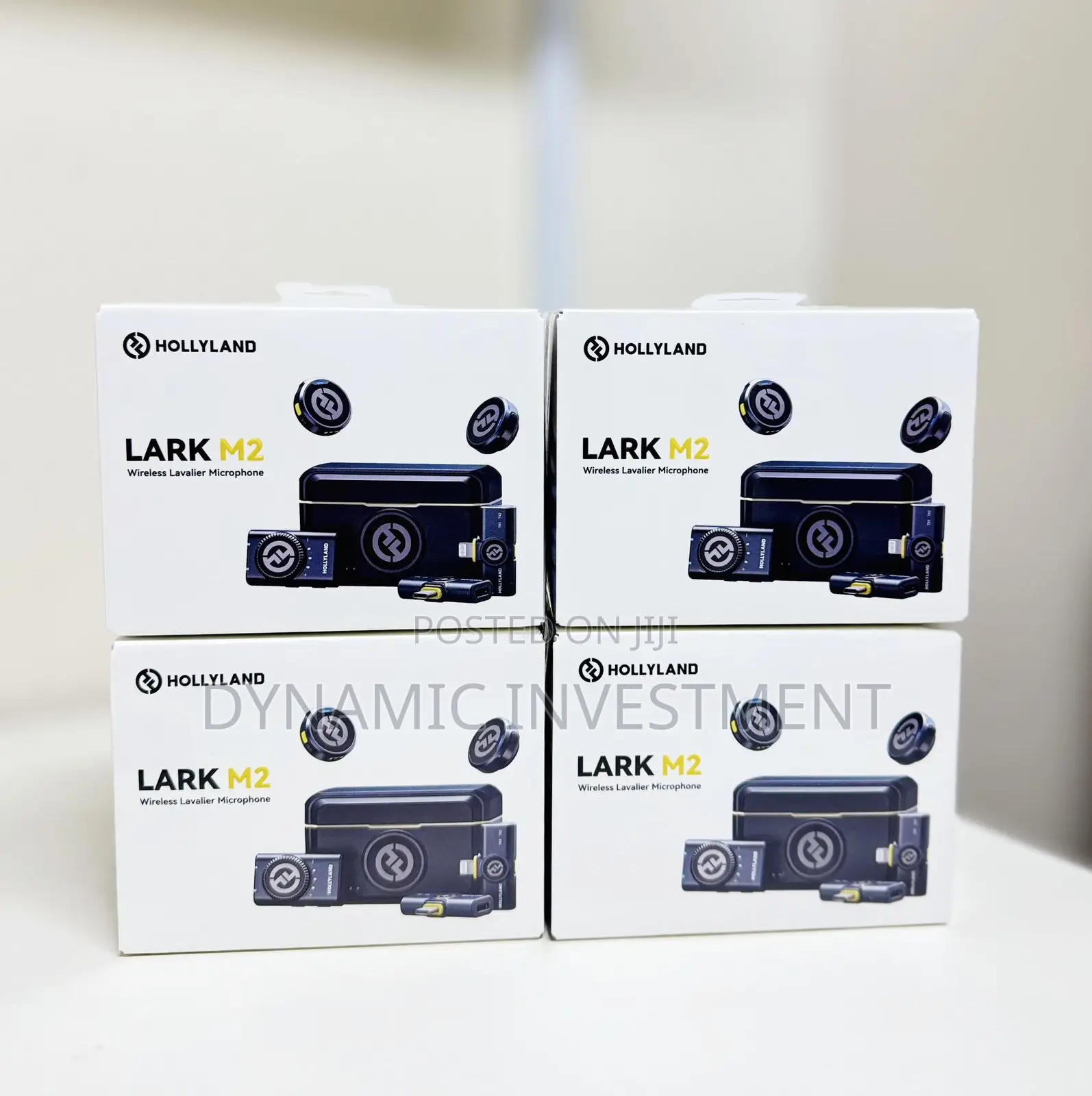 Hollyland Lark M2 Duo Wireless Lavalier Microphone System With Anc