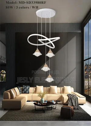 Modern Hanging Crystal Chandelier