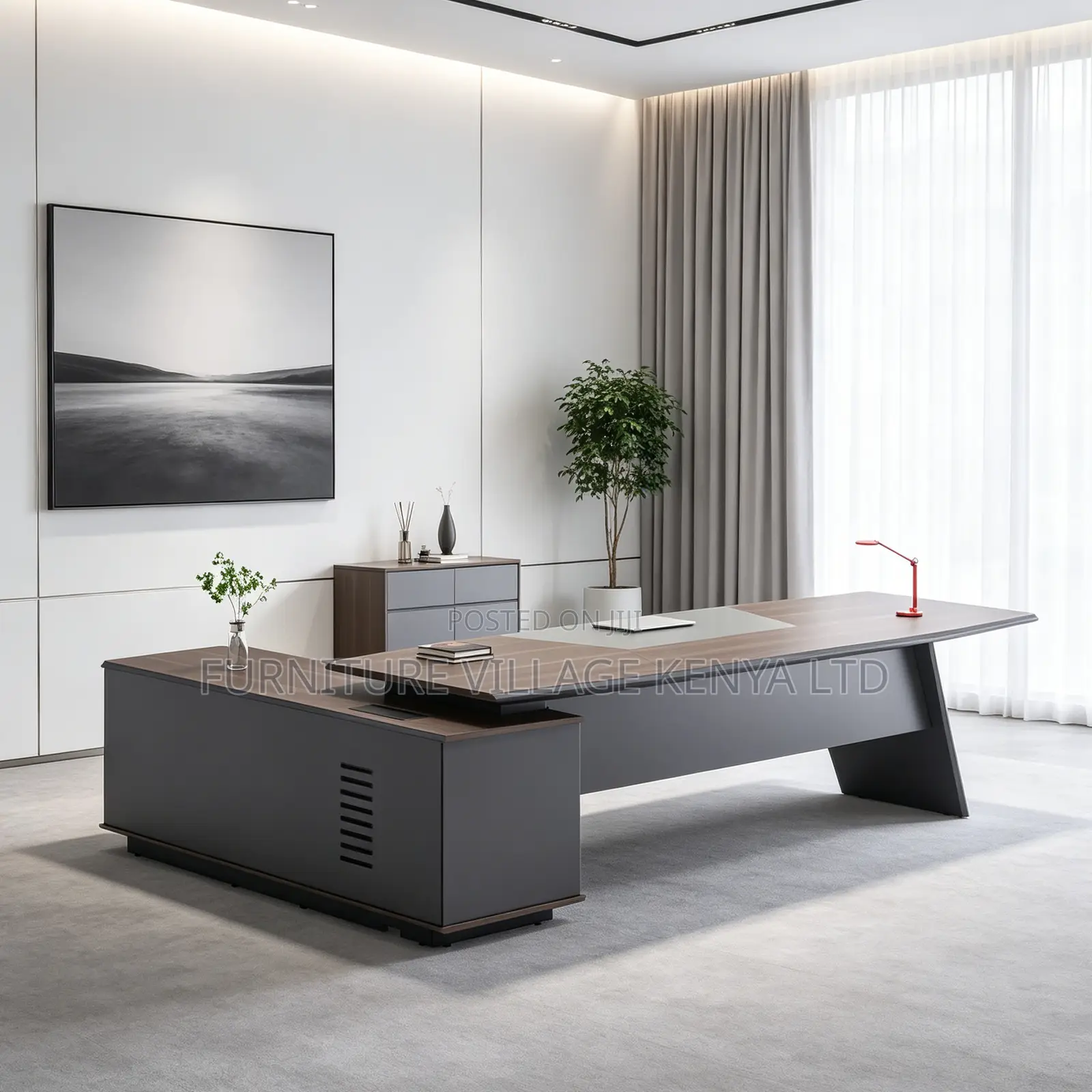 1.8m Executive Ceo's L-Shaped Task Table