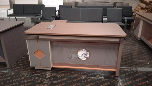 Office Desk : 2.4m Large L-Shaped Managerial Desk - thumbnail 3