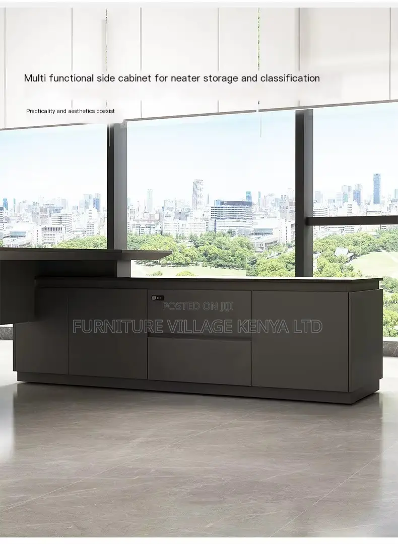 1.8m Executive Ceo's L-Shaped Task Table