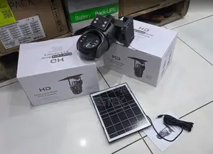 Ubox Dual Lens 6mp Solar Powered Camera 4g Quality Outdoor CCTV