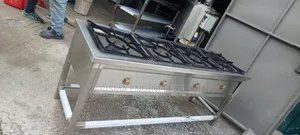 Heavy Duty 4 Burner Stainless Steel Gas Cooker
