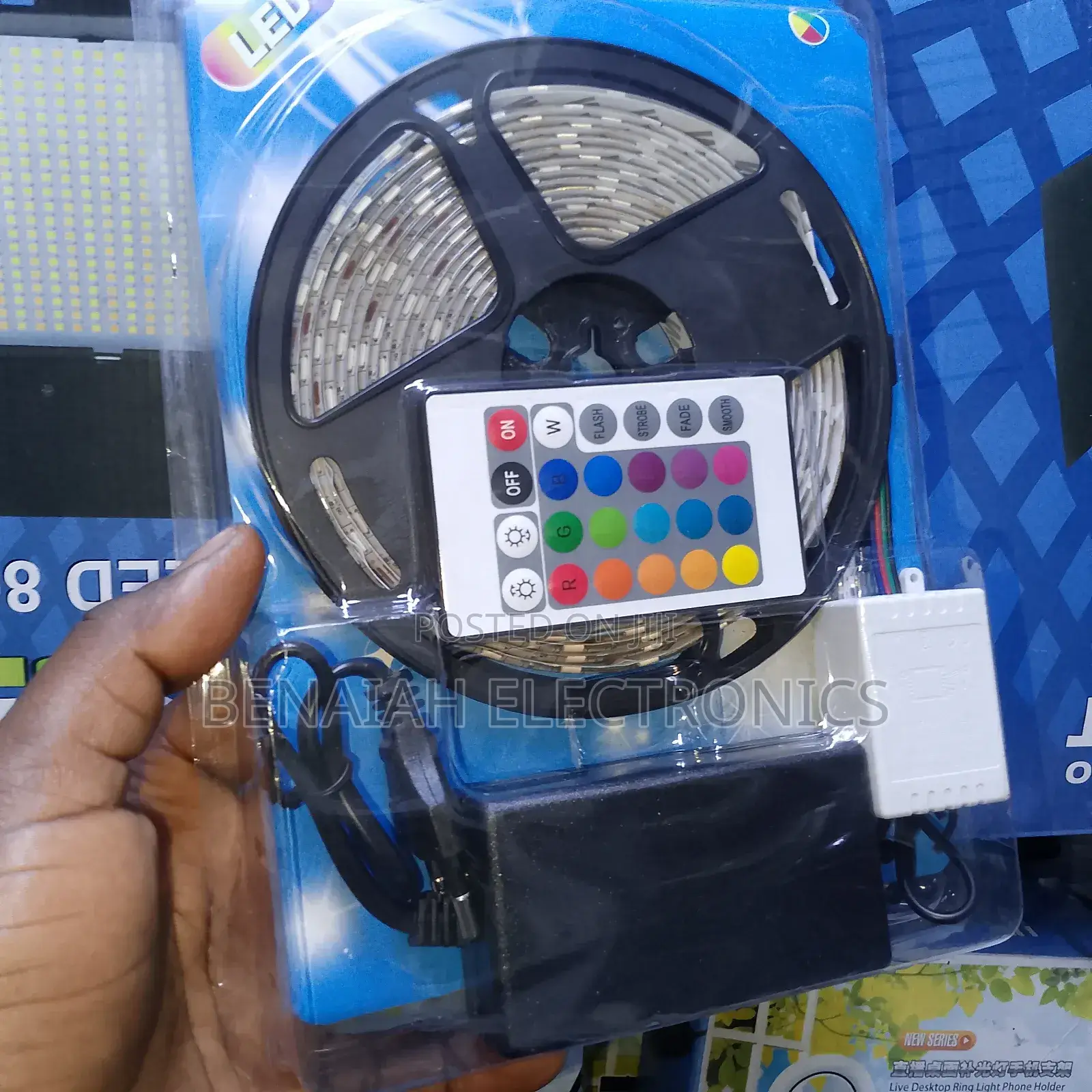 Large Size Strip Light With Adapter and Remote for Elegant Lighting