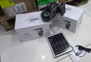Solar CCTV Camera With Double Lens 6mp Ubox 4g Outdoor