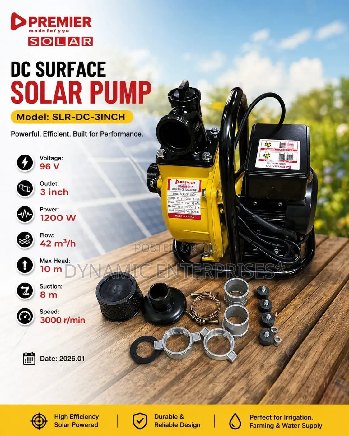 Premier Solar Surface Pump
