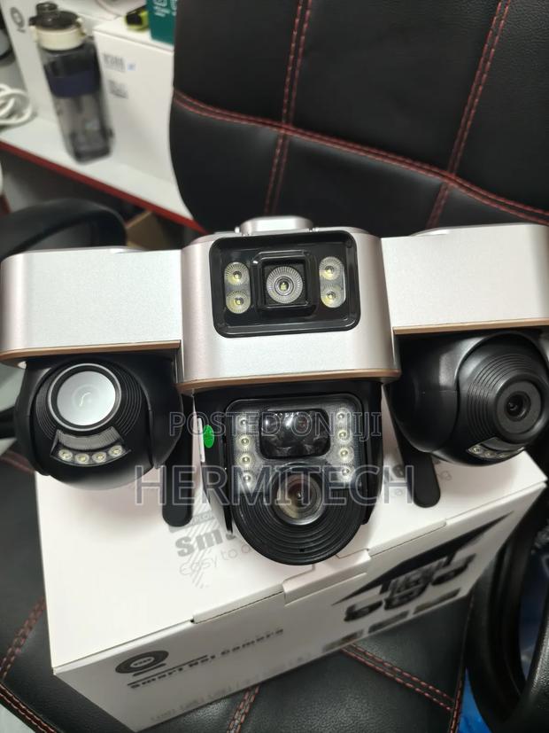 Two Way Audio Triple Lens 4g Smart Solar Energy Powered Camera - main view