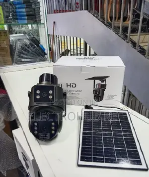 Ubox Solar Security Camera - Dual Lens PTZ Waterproof CCTV