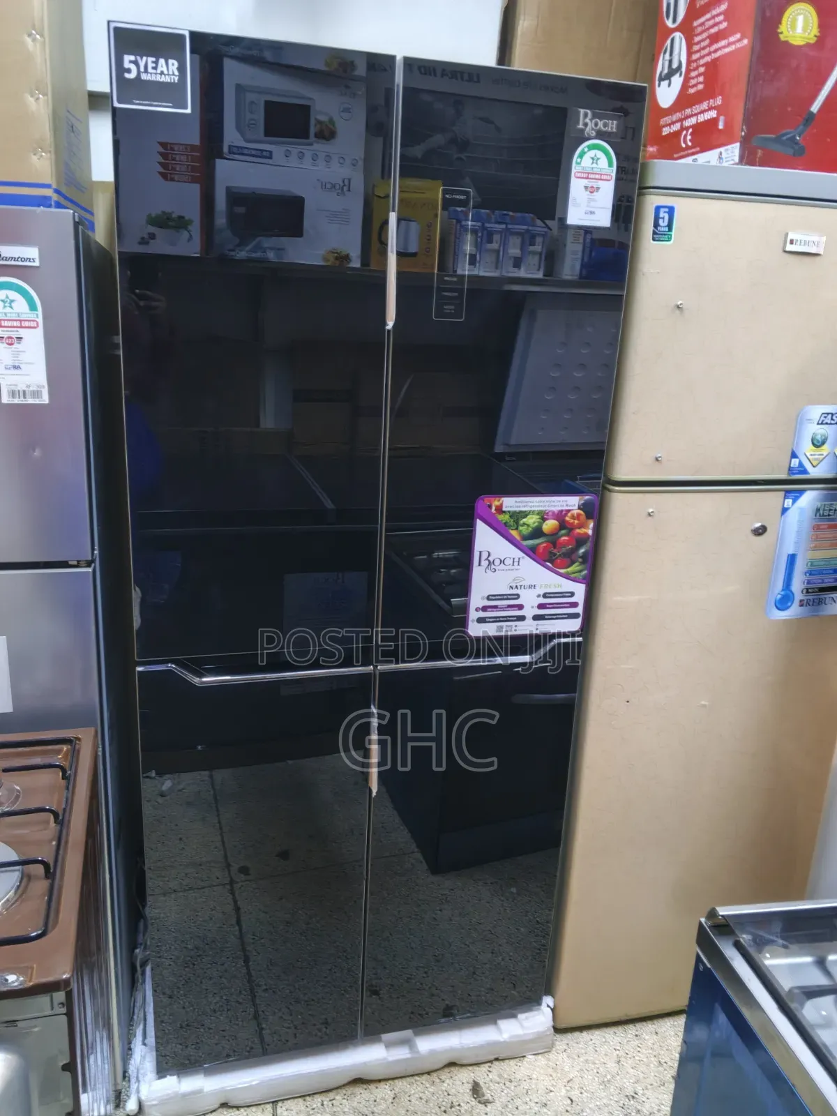 Roch 4-Door Refrigerator (Glass Door)
