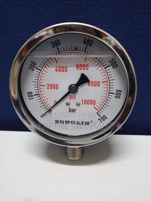 Pressure Gauge 700bar 4" (10000 Psi)