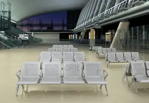 Modern Office Bench : Office Lobby 3-Seater Bench