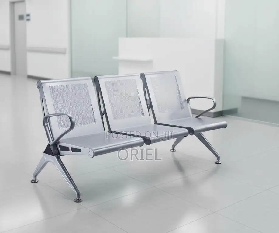 Modern Office Bench : Office Lobby 3-Seater Bench