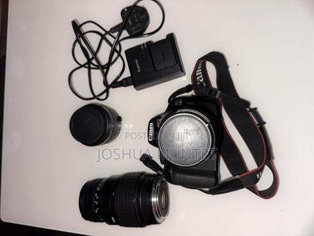 Camera; Canon Eos 1200d DSLR + 2 Lenses + 32gb Sd Card – Ready to Use
