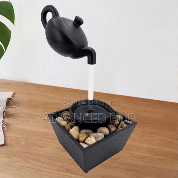 Floating Teapot Waterfall Fountain Ornament - thumbnail 2