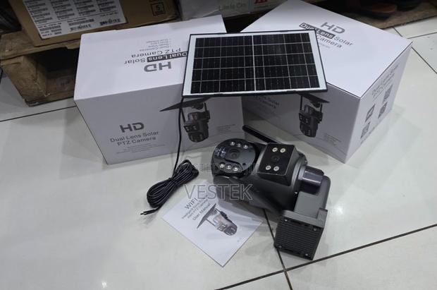 Solar 4g Camera Dual Lens Outdoor Security CCTV Wireless Camera