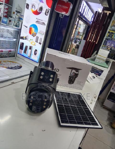 Outdoor Solar Security Camera - Ubox Dual Lens Hd Surveillance