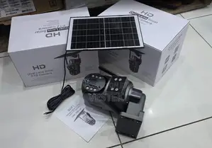 Solar Powered 4g Dual Lens CCTV PTZ Camera Full Color 6mp