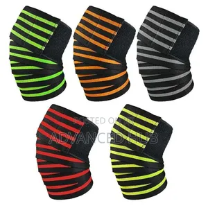 Knee Wraps Weight Lifting Bandage Straps