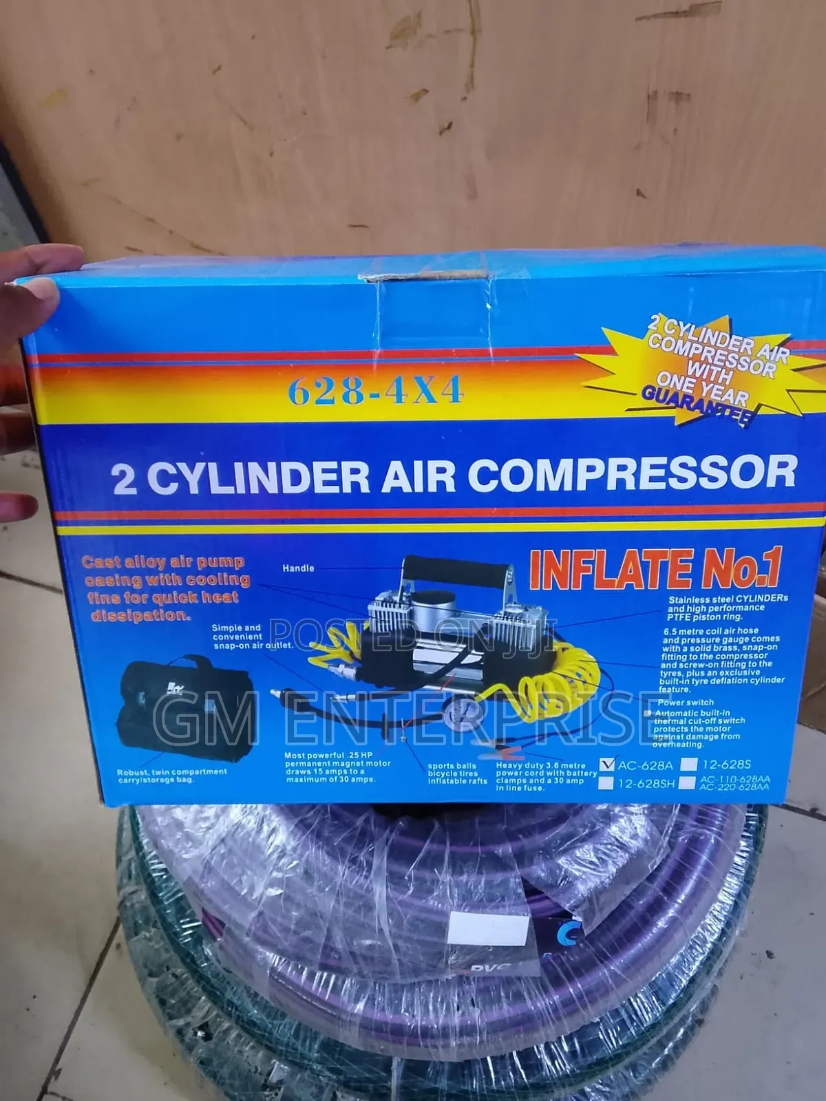 Air Compressor Tyre 12v,Double Cylinder Inflator Car Tyre