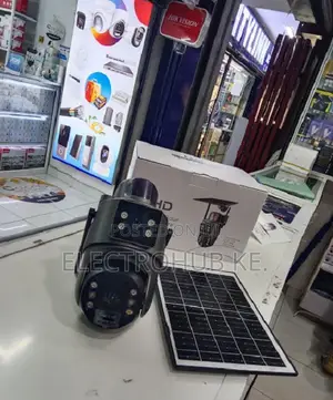 Ubox Wifi Solar Powered Dual Lens Camera - Smart Wireless CCTV System