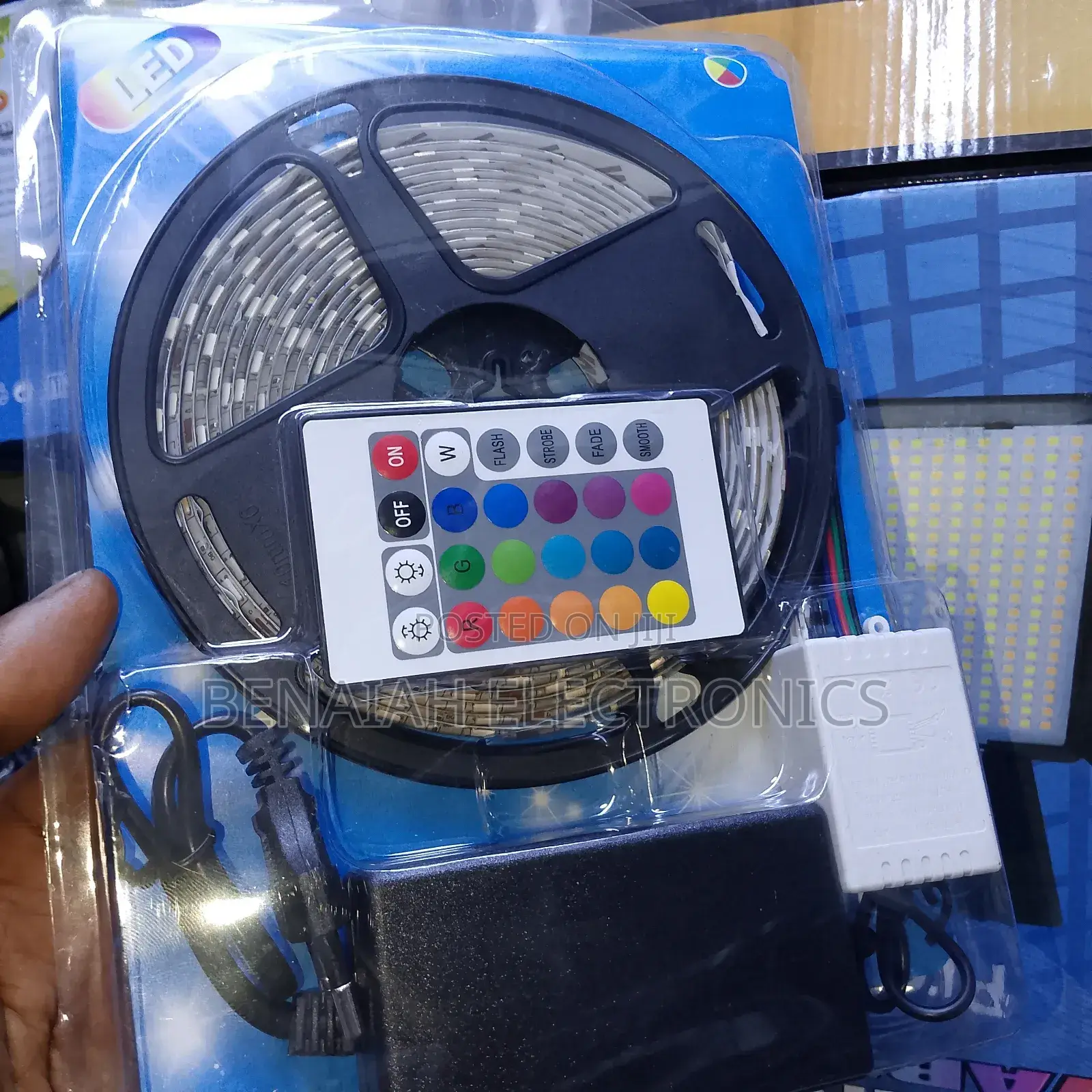 New Led Strip Lights With Power Adapter and Remote Control