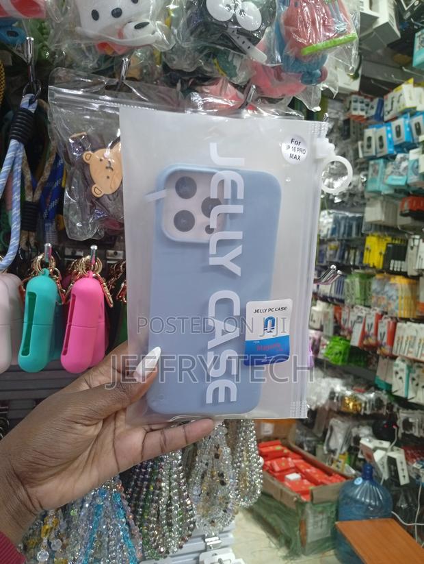 iPhone 16 Pro Max Shokie Brand Hybrid Liquid Jelly Phone Case