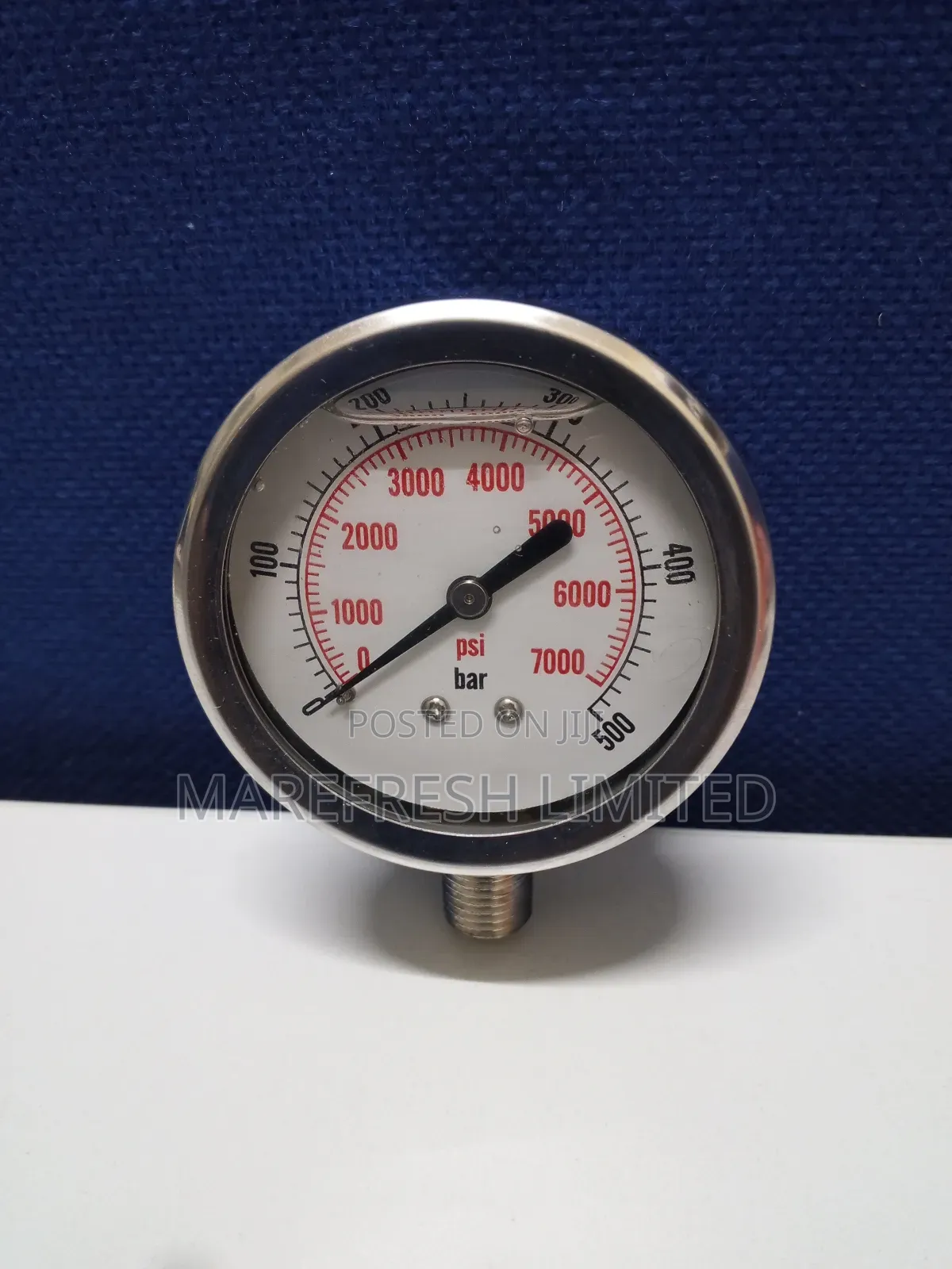 Pressure Gauge 500bar 2.5"