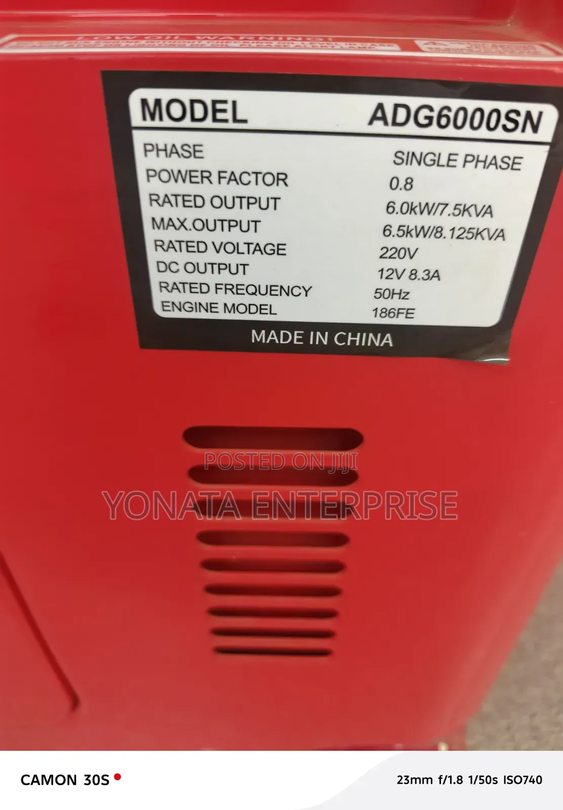 Heavy Duty 7.5kva Silent Diesel Generator