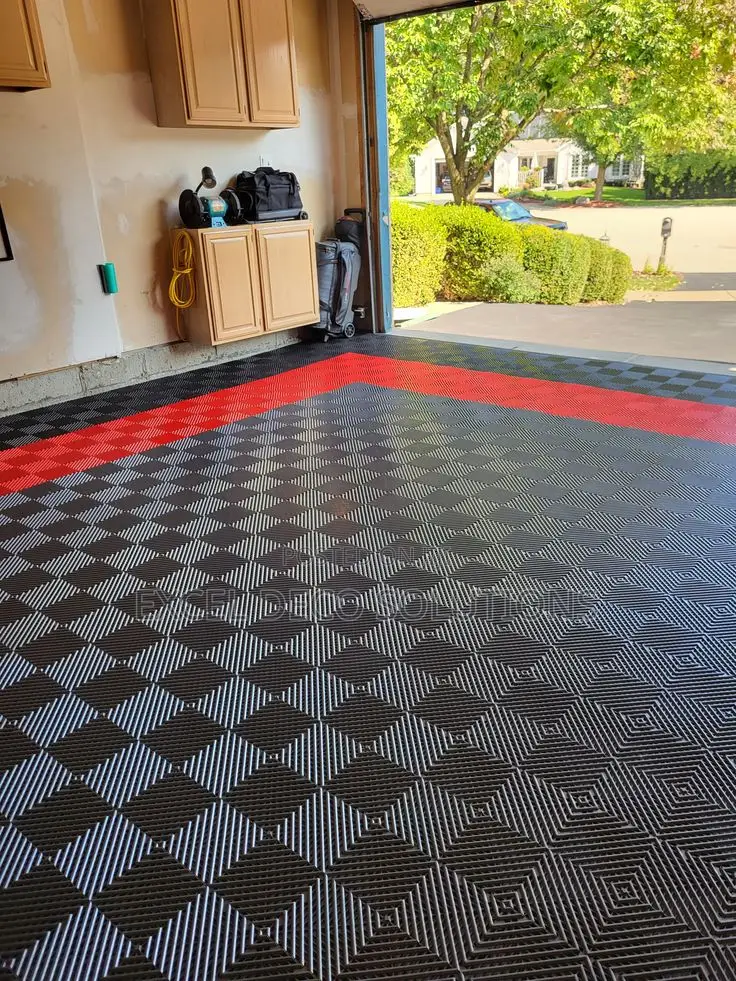Garage Flooring Tiles 40×40cm PVC – Anti-Slip Long Lasting