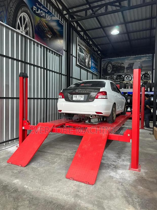 Sunshine Italy 4tonne Four Post Carlift With 3d Wheel Alignment.