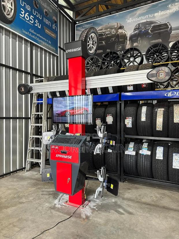 Sunshine Italy 4tonne Four Post Carlift With 3d Wheel Alignment. - thumbnail 2