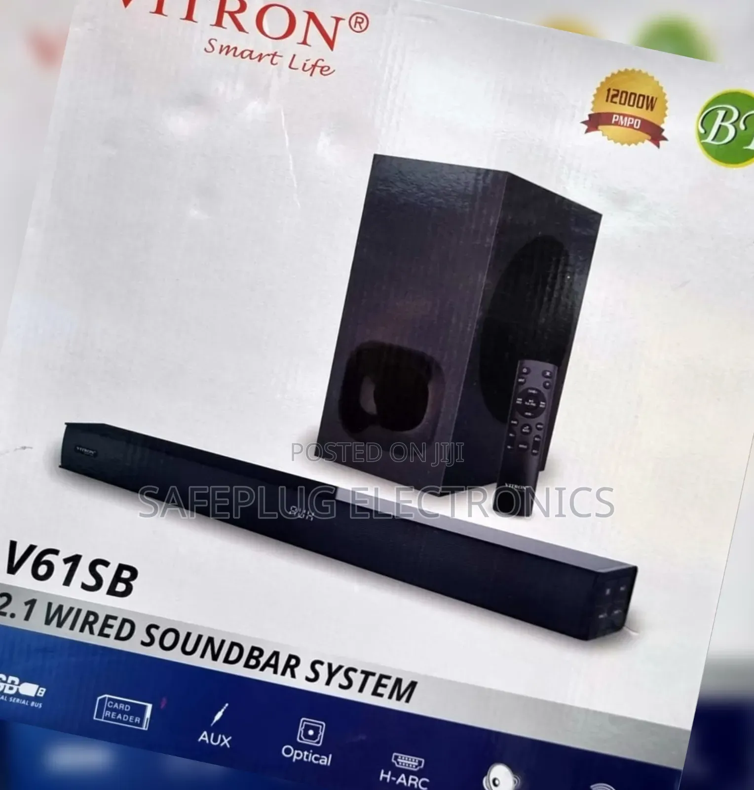 Vitron V61sb Soundbar – Powerful Bass Clear Sound