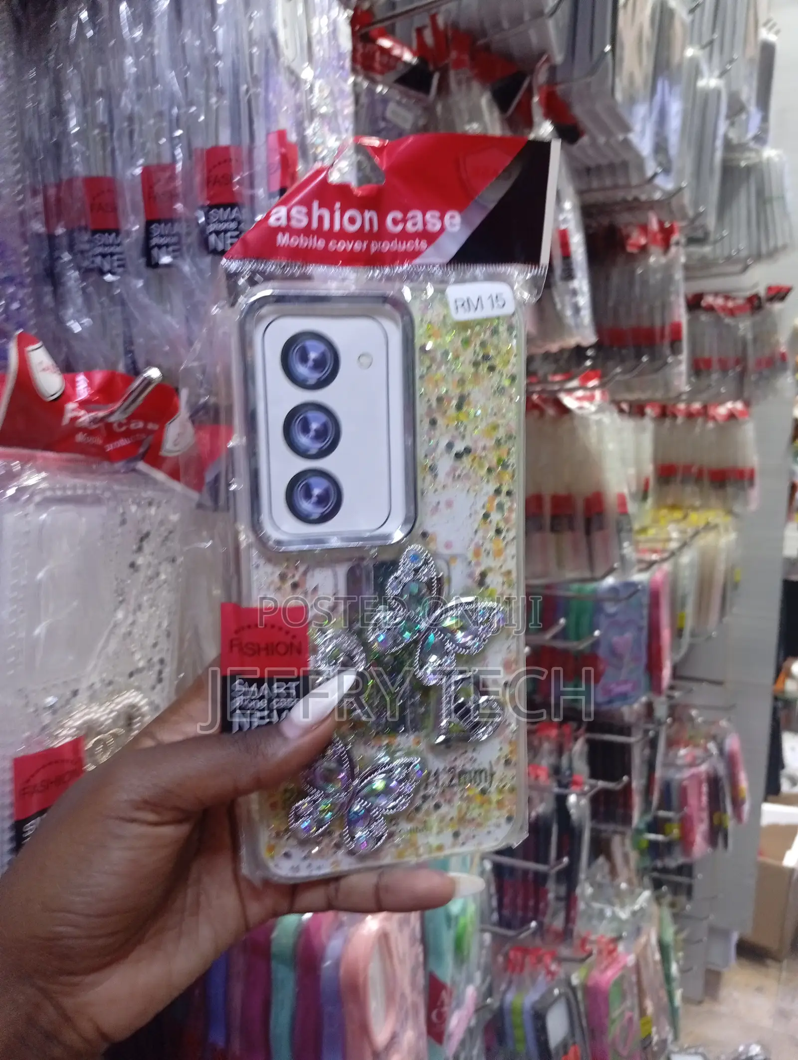 Rm 15 Decorative Protective Phone Case Featuring Butterfly Designs