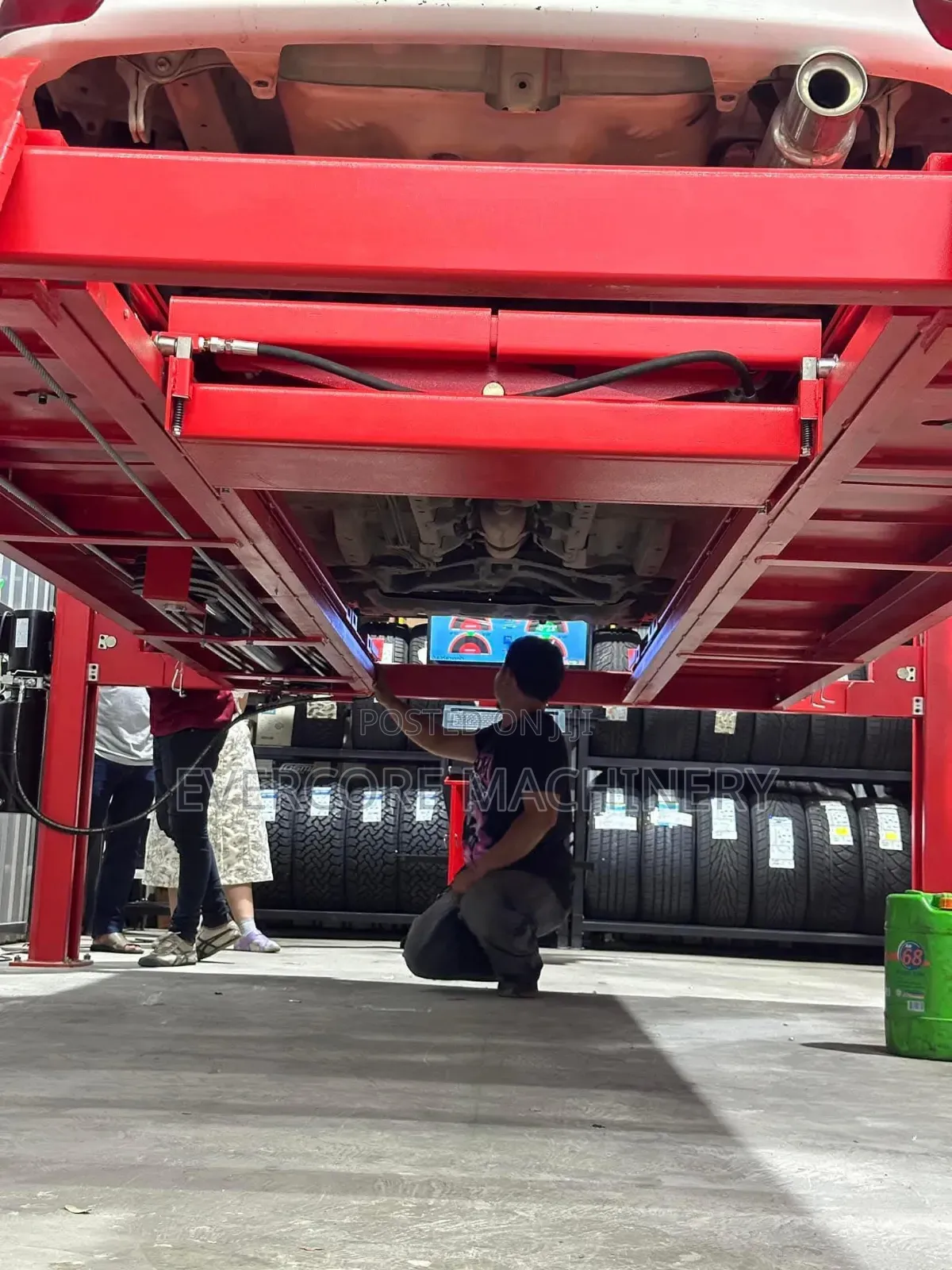 Commercial Garage Wheel Alignment Machine With 4 Post Lift