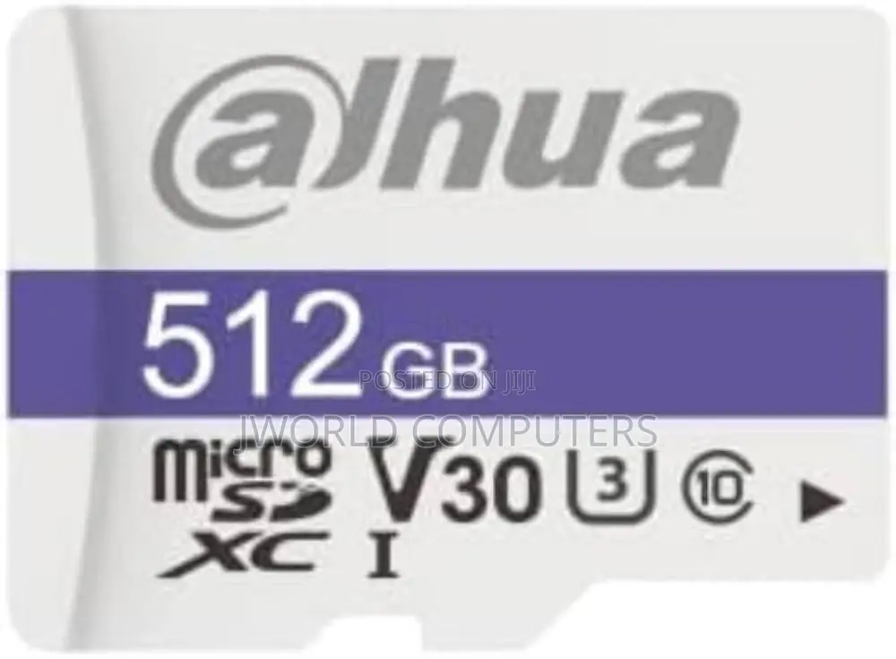 Dahua 512gb Class C10, U3, V30 Microsd Card