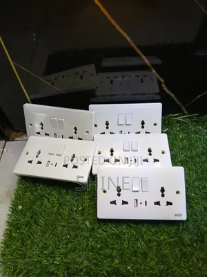 Modern Twin Socket With Usb And Type C Port